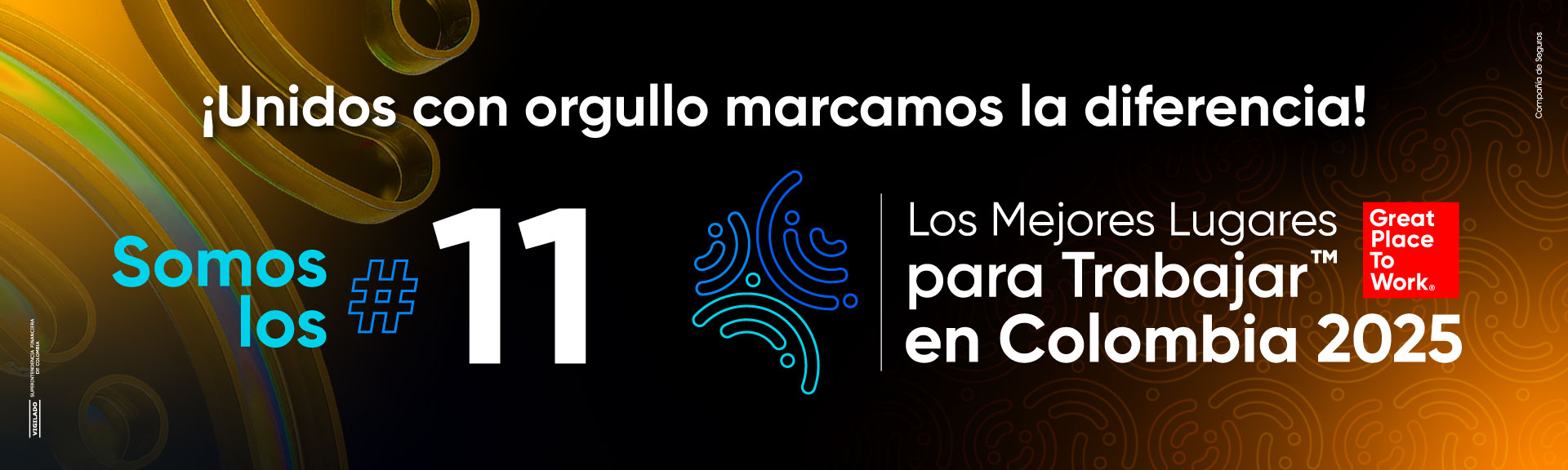 Somos los #11 para trabajar en Colombia