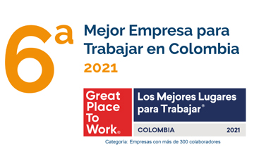 Sexta mejor empresa para trabajar en Colombia